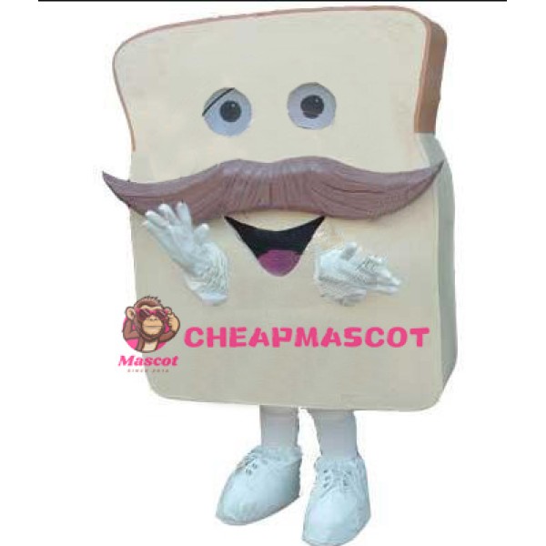 Happy Lightweight Bread Mascot Costume