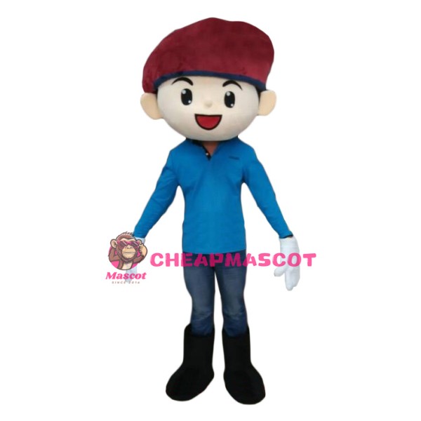 Young Policeman Mascot Costume