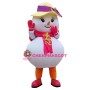 Christmas Snowman Baby Girl Mascot Costume