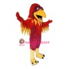 Red Deluxe Eagle Mascot Costume