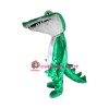 Green Deluxe Crocodile Mascot Costume