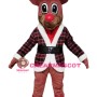 Christmas Deer Reindeer Mascot Costume