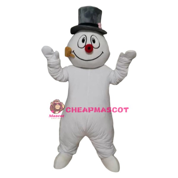 Affordable White Snowman Mascot Costume