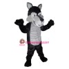 Fierce Deluxe Wolf Mascot Costume
