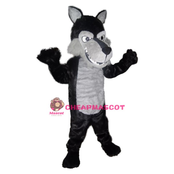 Fierce Deluxe Wolf Mascot Costume