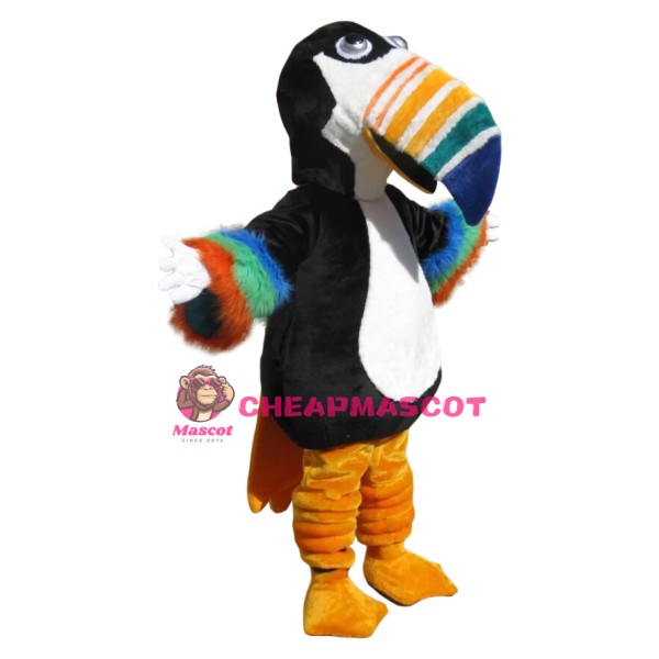 Colorful Toco Toucan Mascot Costume