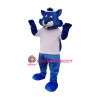 Happy Blue Squirrel Mascot Costume