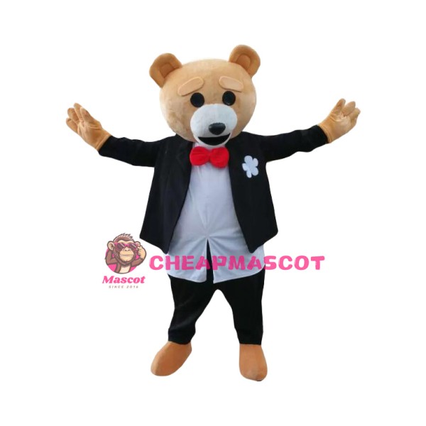 Happy Lightweight Teddy Bear Mascot Costume