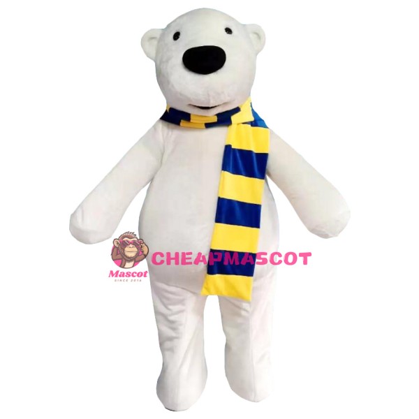 Lovely Polar Bear Mascot Costume