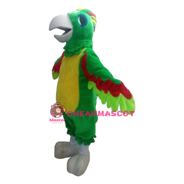 Deluxe Green Parrot Mascot Costume