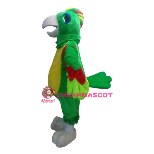 Deluxe Green Parrot Mascot Costume