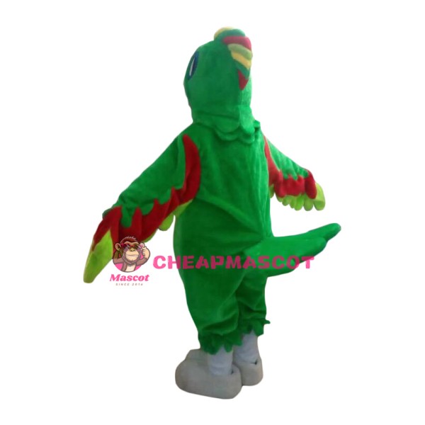 Deluxe Green Parrot Mascot Costume