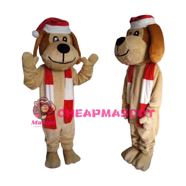Deluxe Christmas Dog Mascot Costume