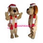 Deluxe Christmas Dog Mascot Costume