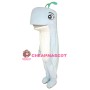 Happy White Whale Mascot Costume