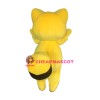 Yellow Raccoon Mascot Costume