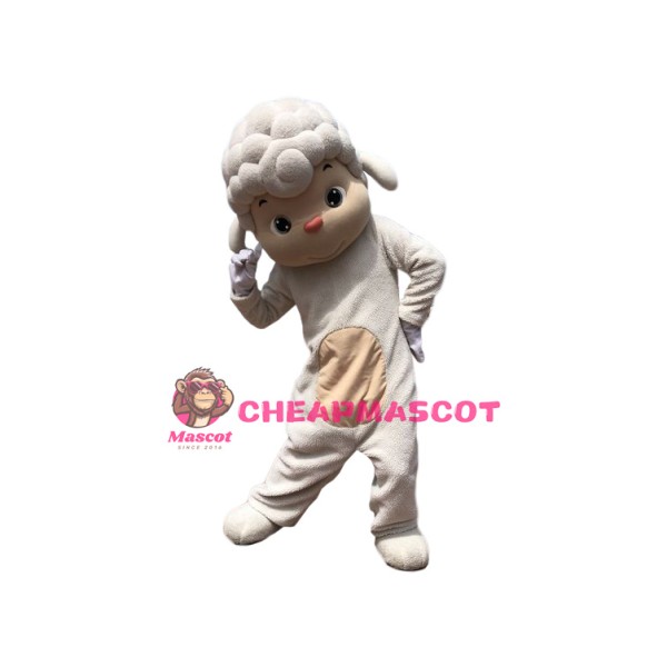 Happy Deluxe Sheep Mascot Costume