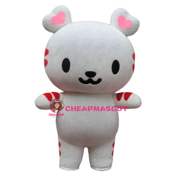 Red Cross Medical Cat Mascot Costume