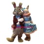 Mayor Clayton & Ms. Berry Rabbit Mascot Costume