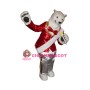 Singing Polar Bear Mascot Costume