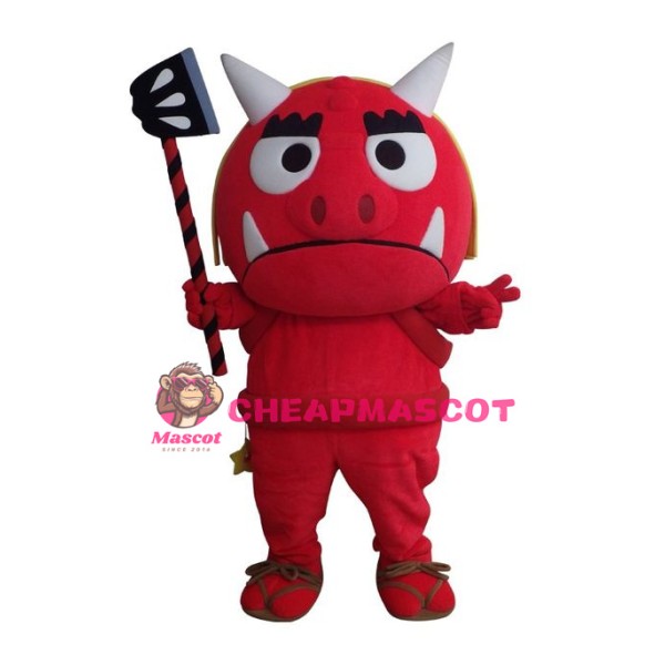Red Little Devil Mascot Costume