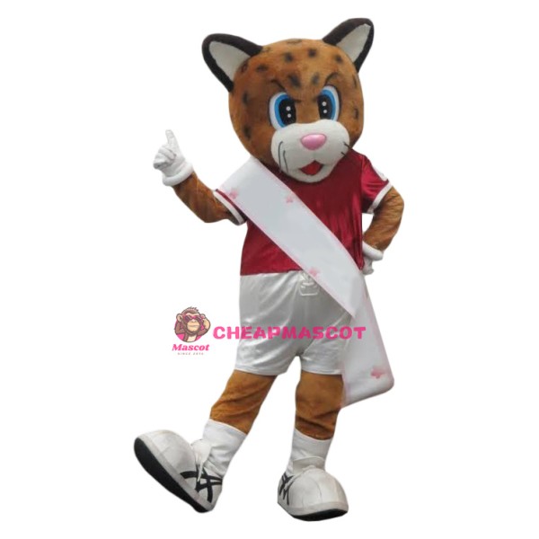 Leopard Boy Mascot Costume