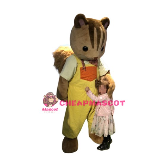 Friendly Lightweight Squirrel Mascot Costume