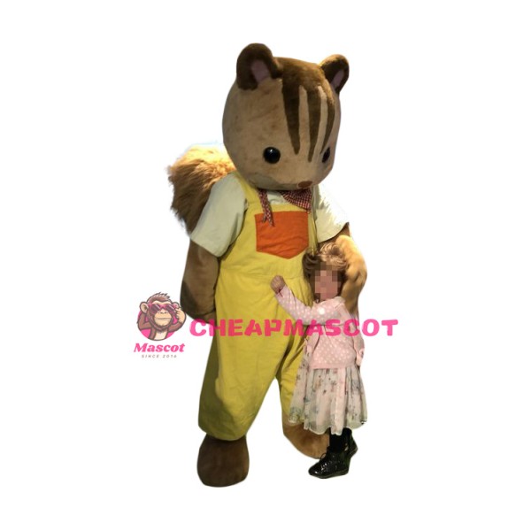 Friendly Lightweight Squirrel Mascot Costume