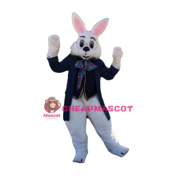 Friendly Lightweight Easter Bunny Rabbit Mascot Costume