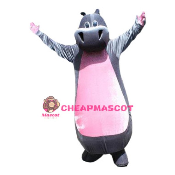 Cute Lightweight Hippo Mascot Costume