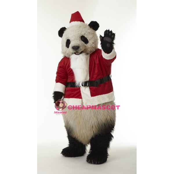 Christmas Panda Mascot Costume