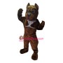 Superb Brown Bulldog Mascot Costume