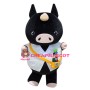 Superb Black Pig Mascot Costume