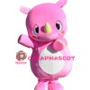 Superb Pink Rhino Mascot Costume