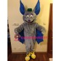 Happy Grey Bat Mascot Costume