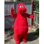 Lovely Red Hippo Mascot Costume