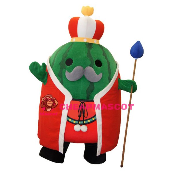 Watermelon King Mascot Costume