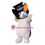 Lovely Black & Yellow Cat Mascot Costume