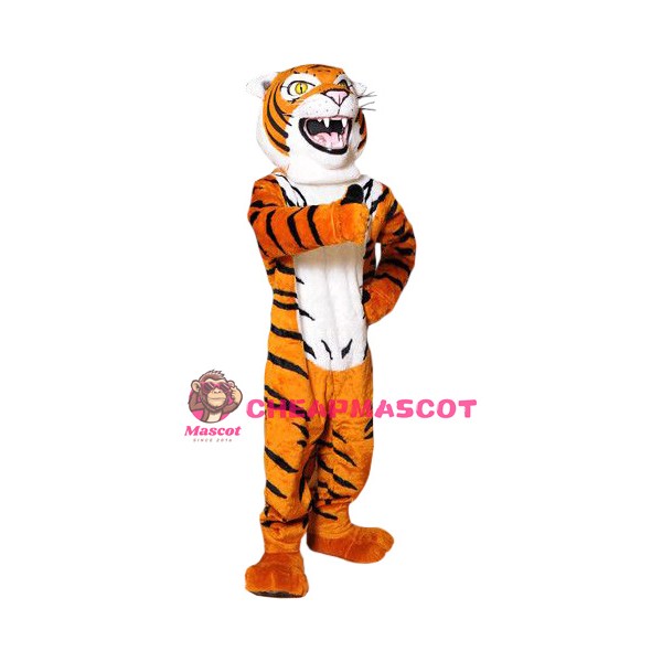 Superb Lightweight Friendly Tiger Mascot Costume