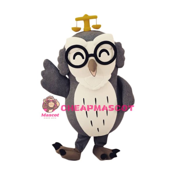Friendly Lightiweght Owl Mascot Costume