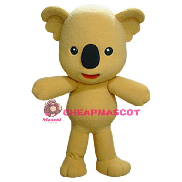 Cute Yellow Koala Mascot Costume