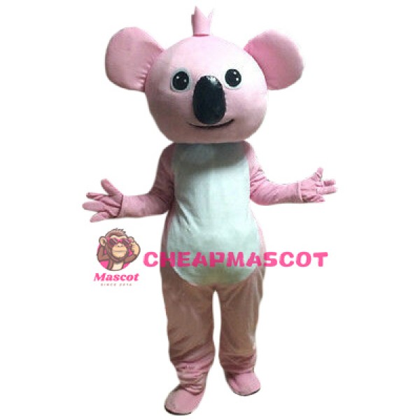 Pink Koala Mascot Costume