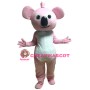 Pink Koala Mascot Costume