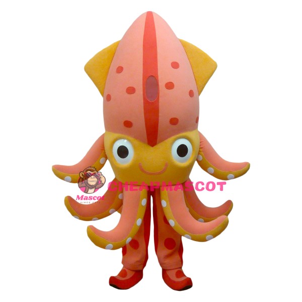 Lovely Squid Mascot Costume
