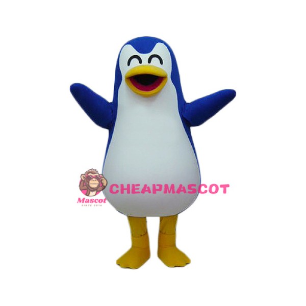 Lovely Blue Penguin Mascot Costume