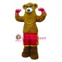 Boxing Bear Mascot Costume