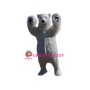 Happy Realistic Polar Bear Mascot Costume