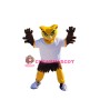 Superb Yellow Owl Mascot Costume