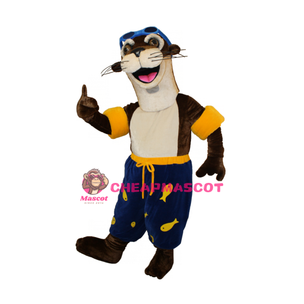 Lovely Lightweight Otter Mascot Costume