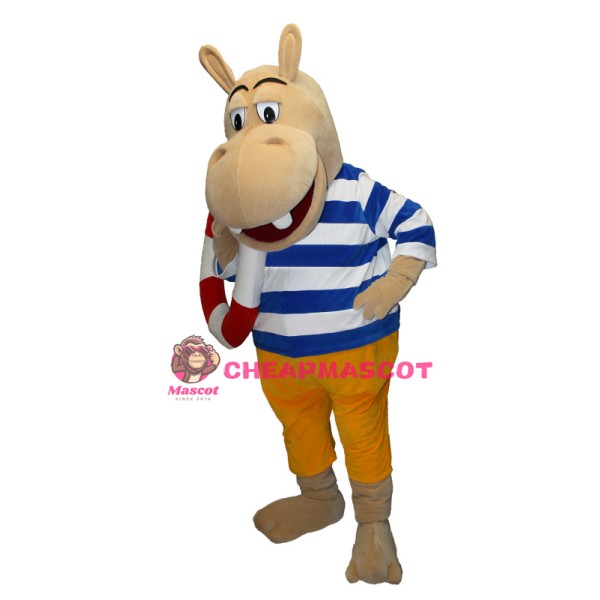 Superb Lovely Lightweight Hippo Mascot Costume